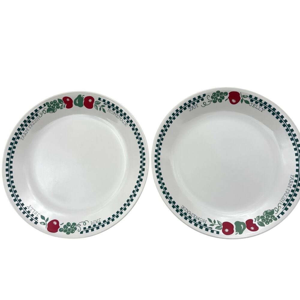 Corelle Corning Vintage Farm Fresh 10” Dinner Plates (2)